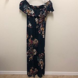 Off the shoulder floral dress